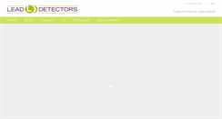 Desktop Screenshot of leaddetectors.com